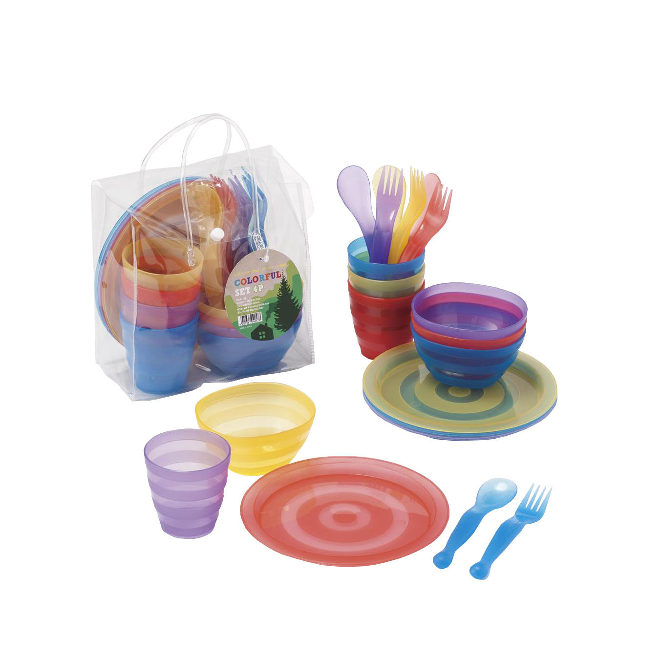 ピクニック食器 カラフルセット 商品ラインナップー株式会社アサヒ興洋 Picnic Home